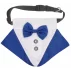 Papion elegant pentu caini, albastru