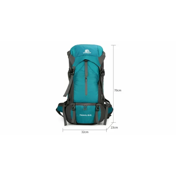Rucsac pentru drumetii Parbat 70 l portocaliu