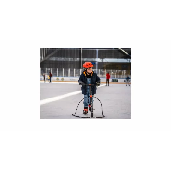 Patine de gheata Nijdam Bob pentru copii, negre