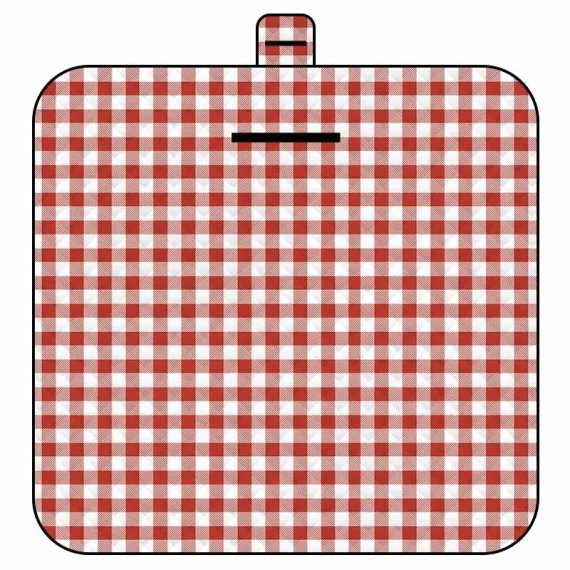 Patura de picnic Cell Red XXL 200 x 200 cm