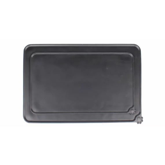 Paw Large silicon pentru hrana animalelor de companie, negru