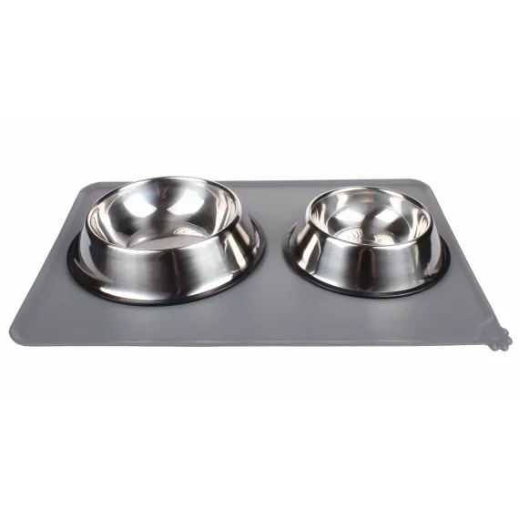 Paw Large silicon pentru hrana animalelor de companie, verde