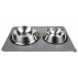 Paw Large silicon pentru hrana animalelor de companie, verde