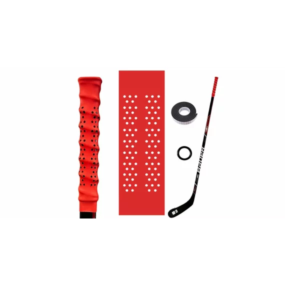 Perf Shrink Grip grip pentru crosa de hochei, rosu