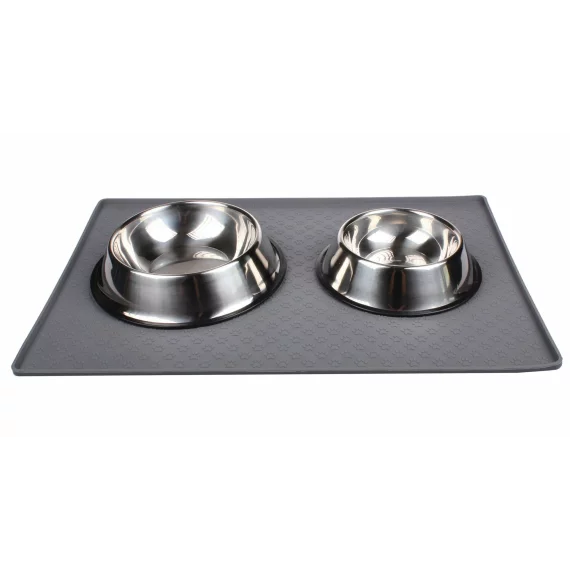 Pet Mat Covoras mare de hrana pentru animale de companie din silicon ,verde