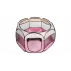 Pet Octagonal pet fence white-pink