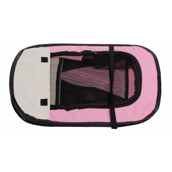 Pet Octagonal pet fence white-pink