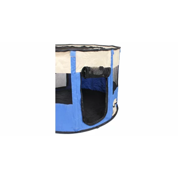 Pet Round gard pentru animale de companie, albastru
