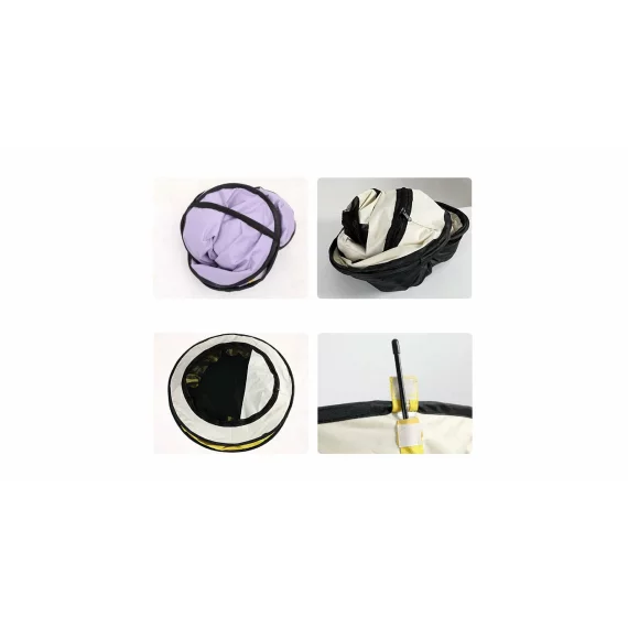 Pet Round gard pentru animale de companie, roz
