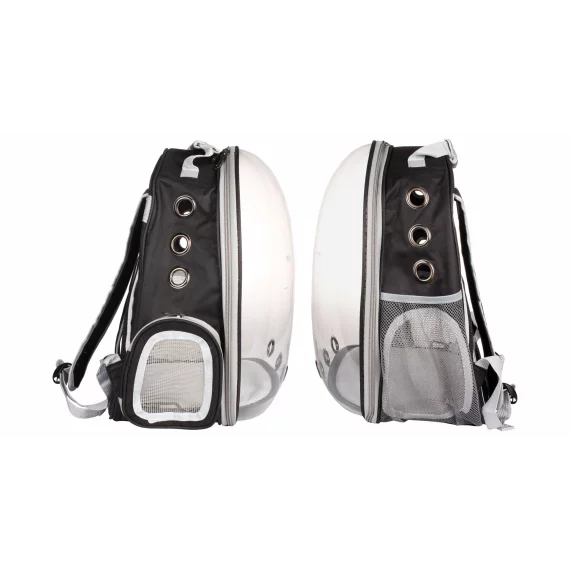 Petbag Rucsac transparent pentru animale de companie ,negru