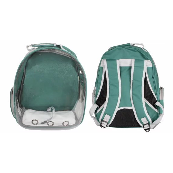 Petbag Rucsac transparent pentru animale de companie ,verde
