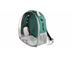 Petbag Rucsac transparent pentru animale de companie ,verde