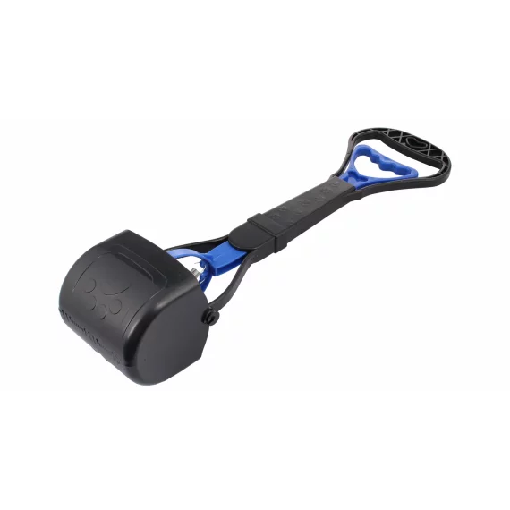 Picker Long dog poop collector blue