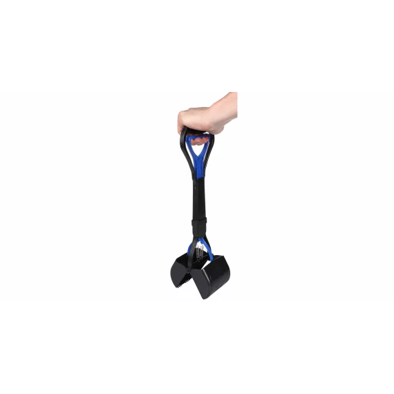 Picker Long dog poop collector blue