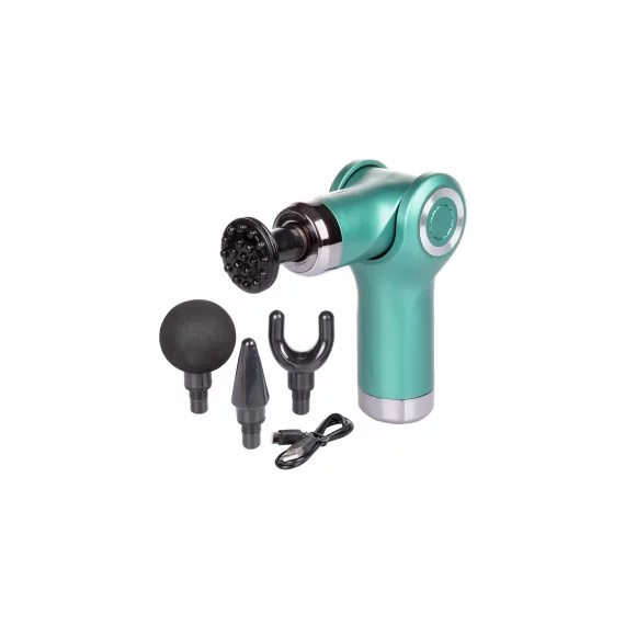 Pistol de masaj cu vibratii Massage Gun Mini verde