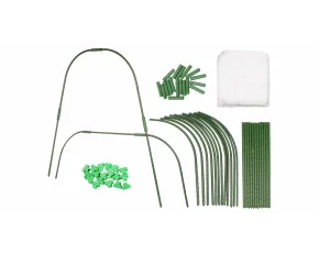 Set tije cu plasa de protectie pentru plante 2,5 x 7,5 m