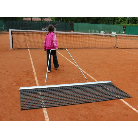 Plasa nivelatoare teren tenis Optiplan Handle, ALU