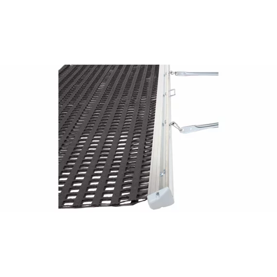 Plasa nivelatoare teren tenis Optiplan Handle, ALU