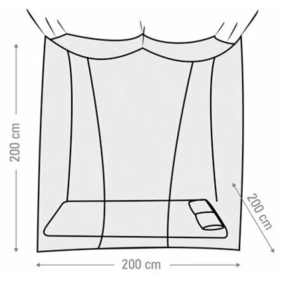 Plasa pentru pat sau saltea importiva tantarilor, Mosquito Net Box