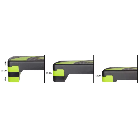 Platforma stepper 78x30cm, Inaltime ajustabila 10-20cm