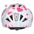 Pluto Light casca de bicicleta pentru copii, alb-roz