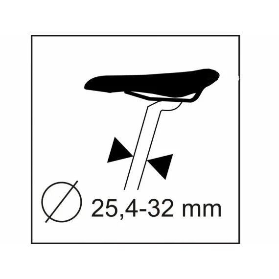 Portbagaj bicicleta  Seat Carrier, negru
