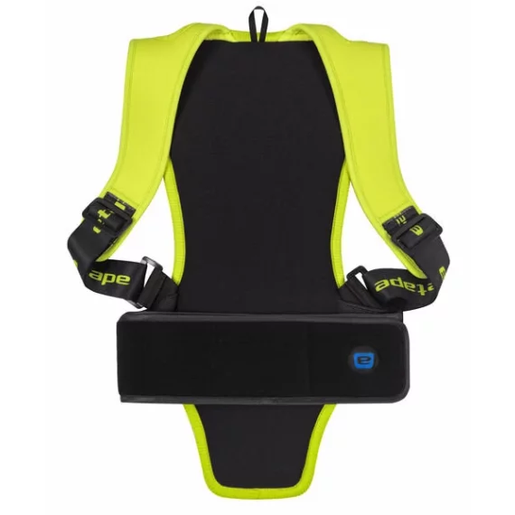 Protectie spate copii Backbone negru-lime