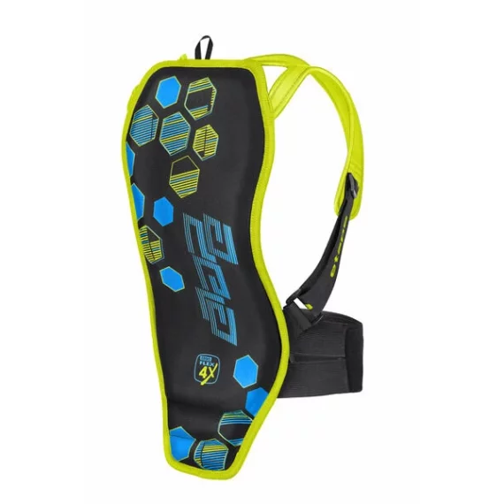 Protectie spate copii Backbone negru-lime