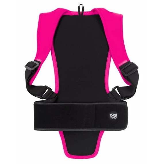 Protectie spate pentru copii Backbone negru-roz