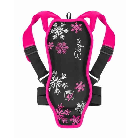 Protectie spate pentru copii Backbone negru-roz