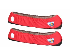 Protectii lama patine Skate guards JR rosu