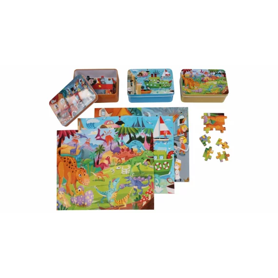 Puzzle Set Boy set puzzle pentru baieti 100 piese