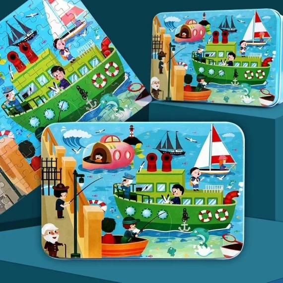 Puzzle Steamer 100 de piese