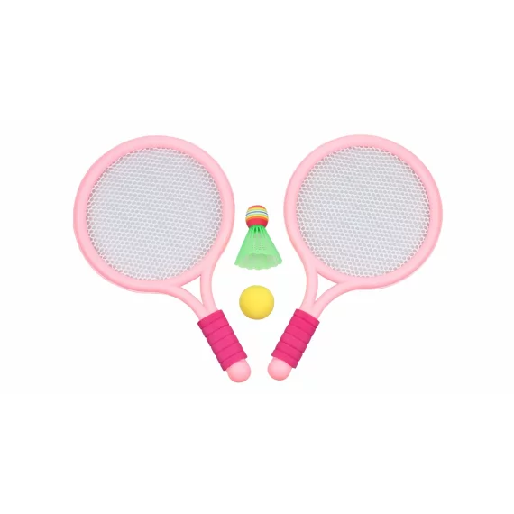 Racket Ball Games badminton tennis racket set pink
