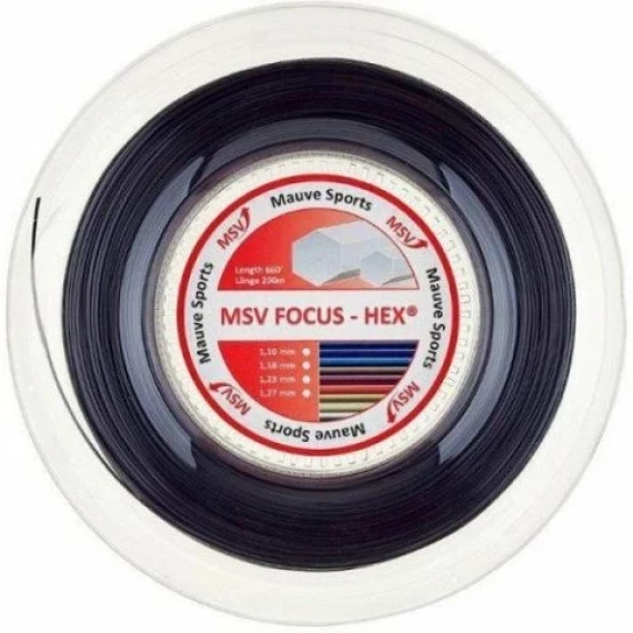 Racordaj tenis Focus HEX 200 m albastru