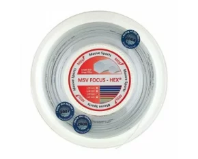 Racordaj tenis Focus HEX 200 m, argintiu