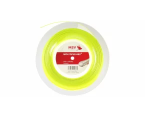 Racordaj tenis Focus HEX 200 m galben neon