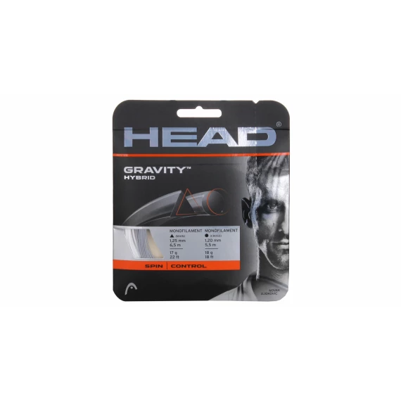 Racordaj tenis Gravity hybrid 12 m gri-alb