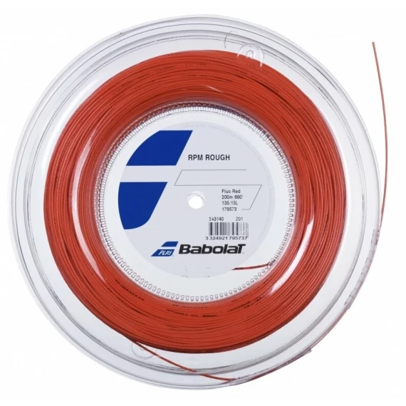 Racordaj tenis RPM Rough 200 m rosu