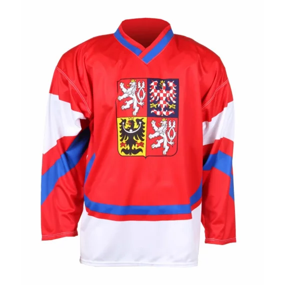 Replica tricou hochei CZ 2011 rosu