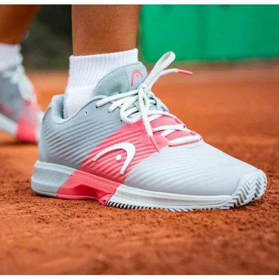 Revolt Pro 4.0 Clay W pantofi de tenis pentru femei, gri-roz
