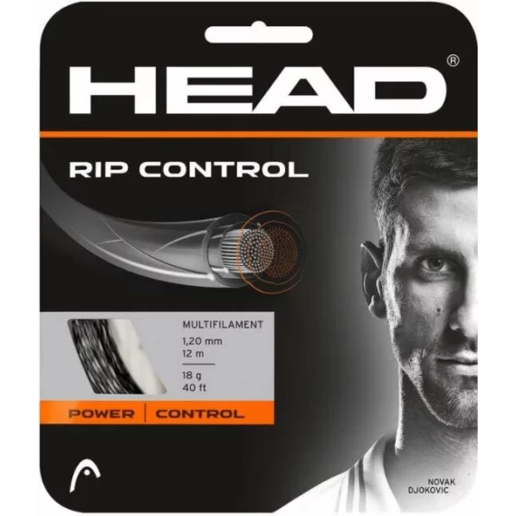 RIP Control coarda de tenis 12 m, negru
