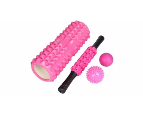 Roller Set IV set de yoga, roz