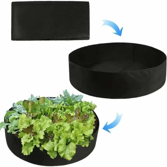 Round 90 planting bag green