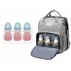 Rucsac multifunctional bebelusi Mommy, gri