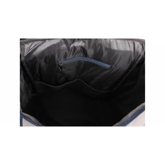 Rucsac pentru clapari si casca Skiboot Bag, albastru-gri