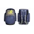 Rucsac pentru clapari si casca Skiboot Bag, albastru-gri