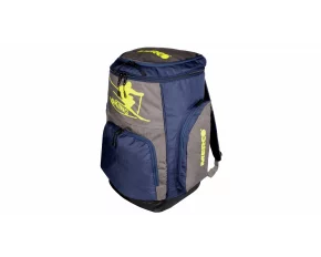 Rucsac pentru clapari si casca Skiboot Bag, albastru-gri