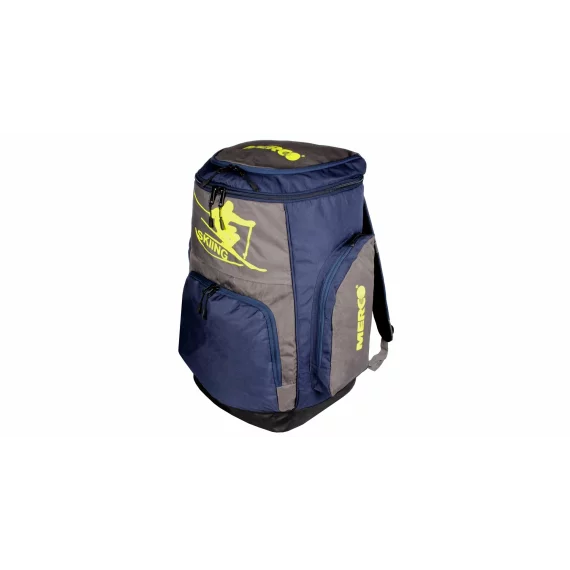 Rucsac pentru clapari si casca Skiboot Bag, albastru-gri