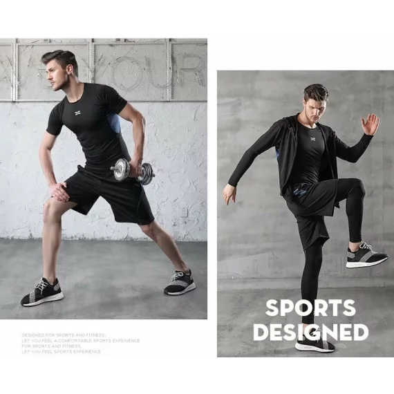 Runner 4M set de fitness, albastru